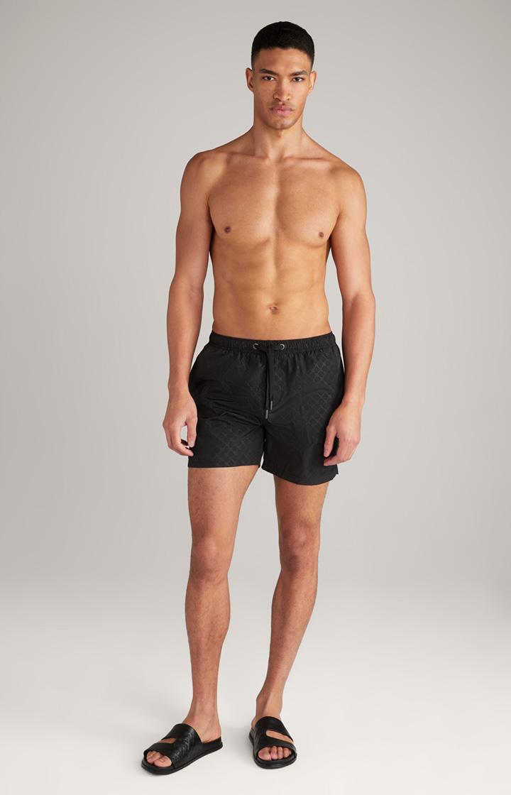 Cornflower Badeshorts Mykonos in Schwarz