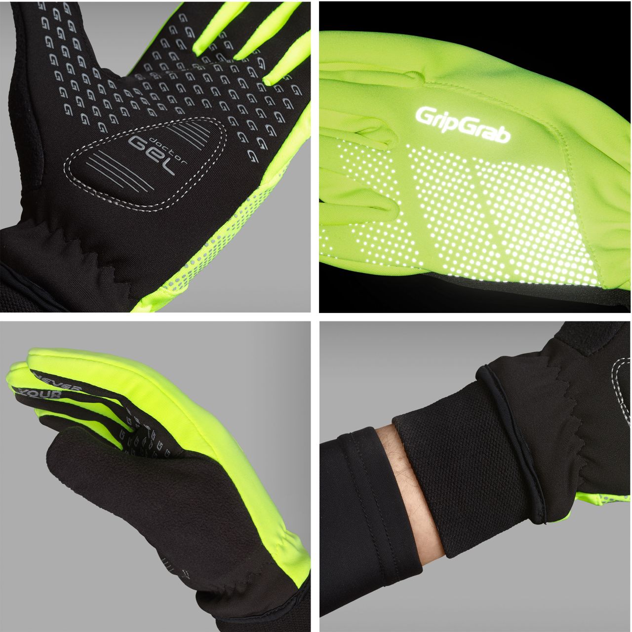 GripGrab Ride Windproof Hi-Vis - Winterhandschuhe kaufen | Bike-Discount