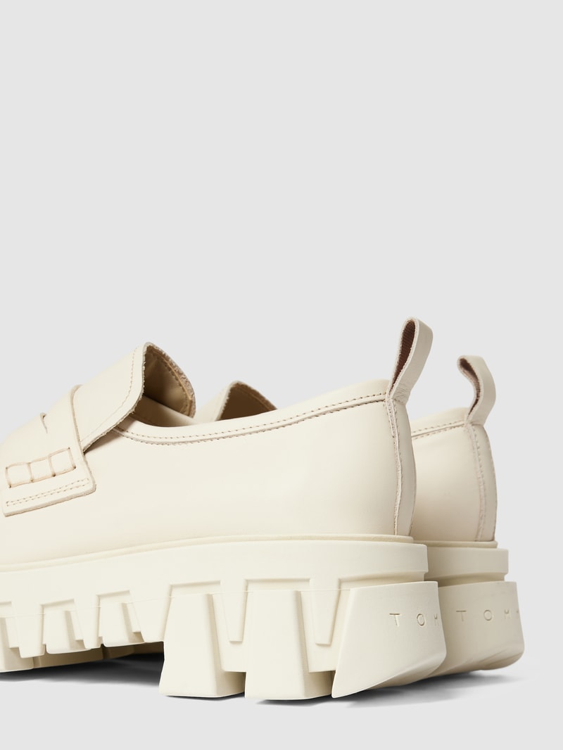 Sneaker mit profilierter Sohle Modell 'LOAFER' in beige