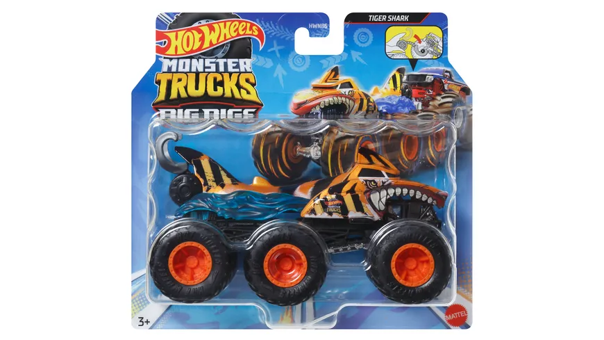 HOT WHEELS MONSTER TRUCKS Big Rigs Sortiment, 1 Stück, sortiert