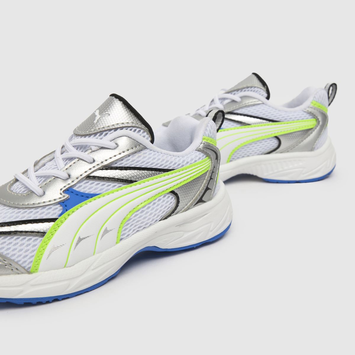 PUMA fehér és kék morfikus fiú kisgyermek cipők