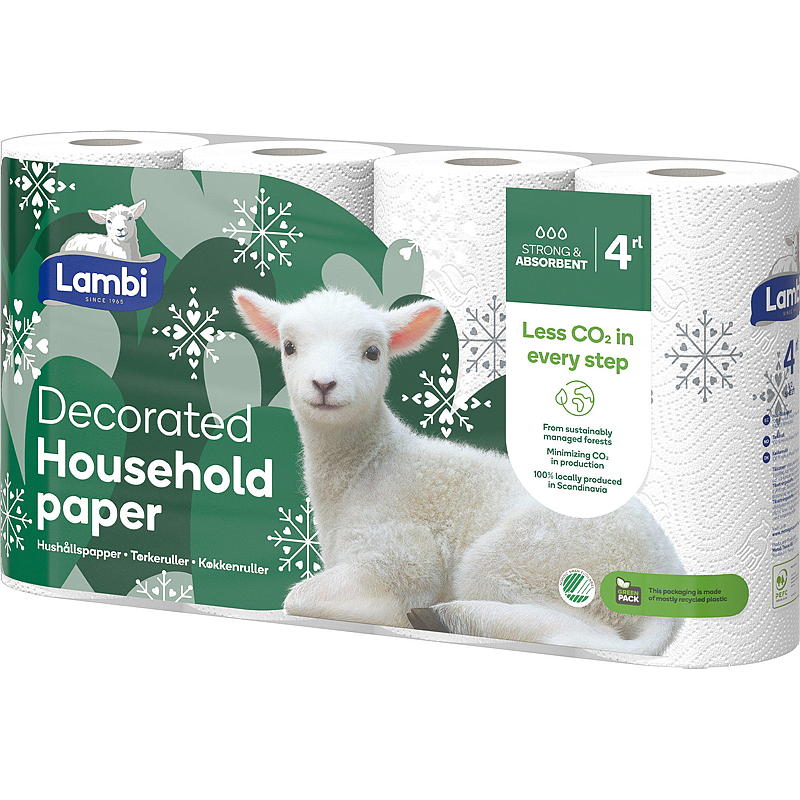 Lambi Tørkerull Lambi 4-pk Decor