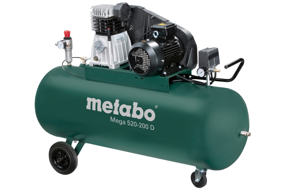 Compresor Metabo Mega 520-200 D 200 litri