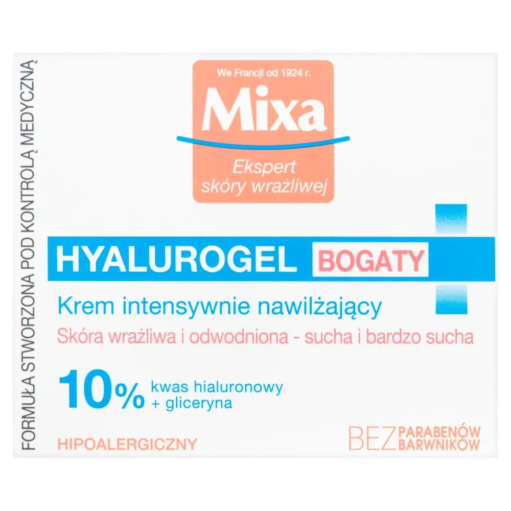 Mixa Hyalurogel Rich hidratantna krema za lice