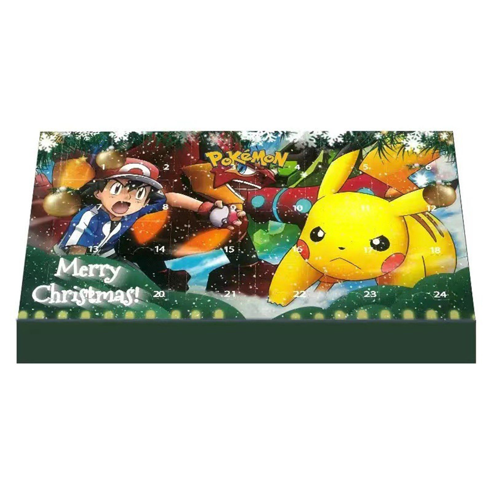 farfi Adventskalender Niedliche Cartoon-Weihnachts-24-Tage-Adventskalender-Blindbox, schmücken,Countdown