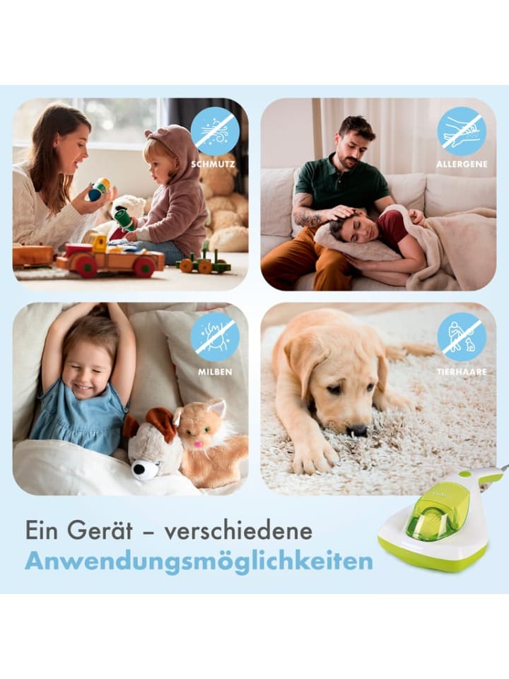 MAXXMEE Anti Milbensauger mit UV C Licht HEPA Milben Handstaubsauger günstig kaufen onesize