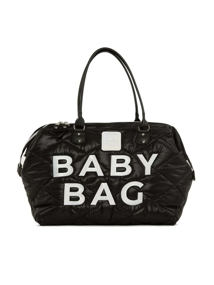 BAGmori Wickeltasche - Schultertasche in Schwarz günstig kaufen onesize
