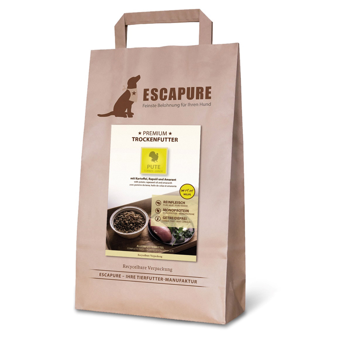 Escapure Pute Premium Trockenfutter Welpe kaufen bei ZooRoyal