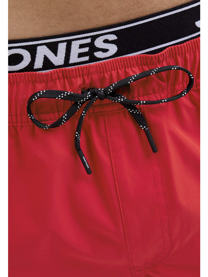 Jack & Jones Bade-Shorts 'Maui' in rot günstig kaufen