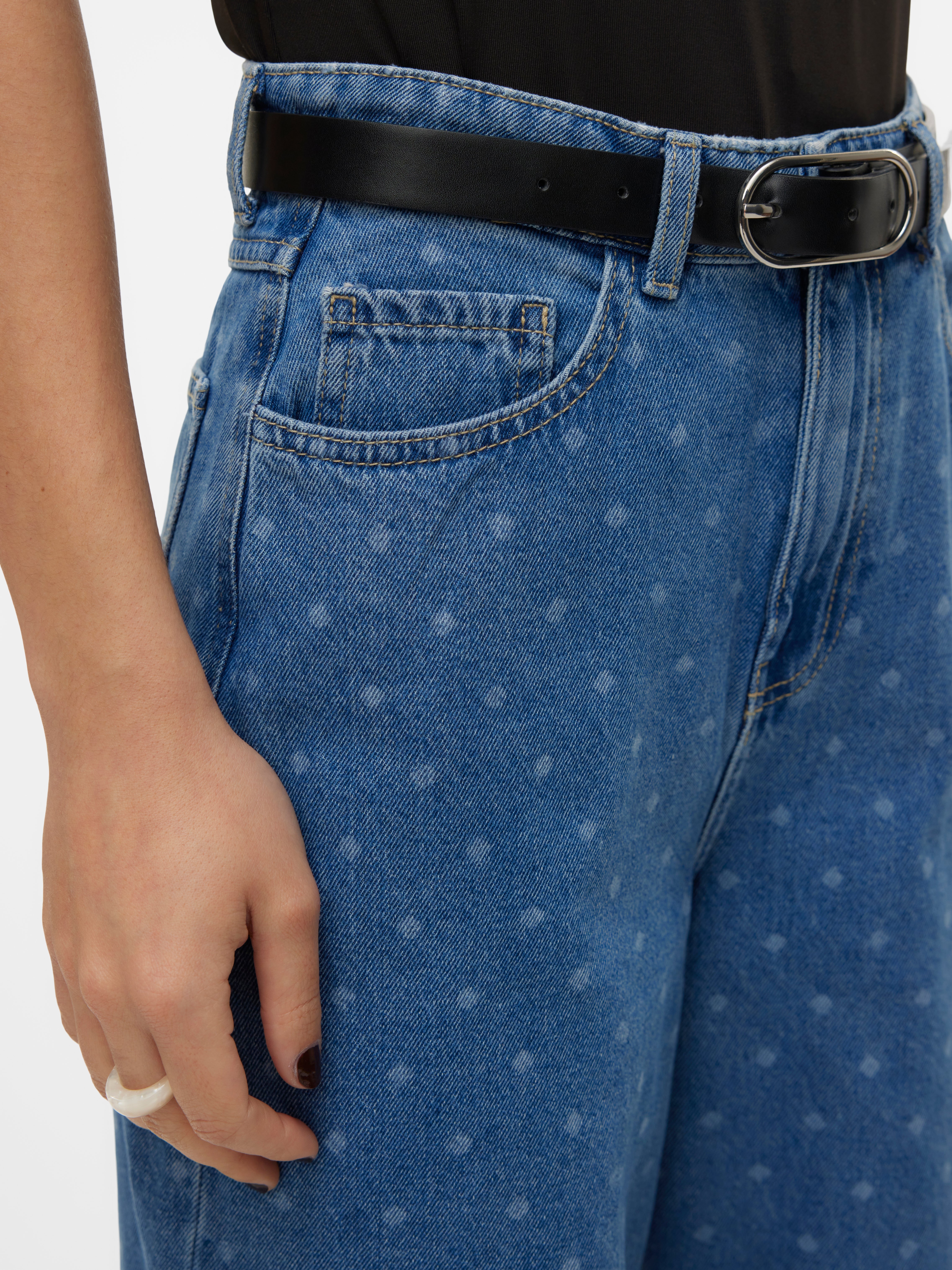 VMKATHY Hohe Taille Weit geschnitten Jeans