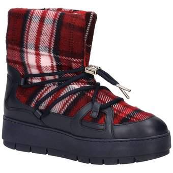 Tommy Hilfiger Tartan Snowboot in blau