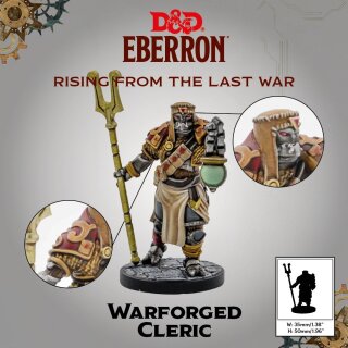 D&D: Eberron - Warforged - Monk, Cleric & Fighter (3 Figuren)