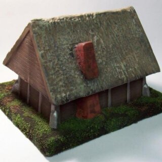 Wooden House with Chimney (28 mm)