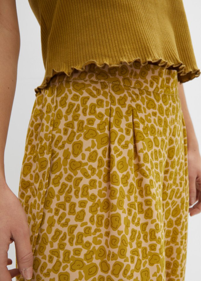 Palazzo-Hose mit Schlitz