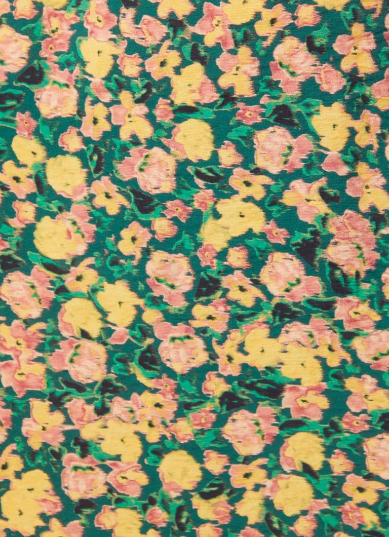 Rochie scurtă Aleezia de la French Connection, cu imprimeu floral și decupaje.