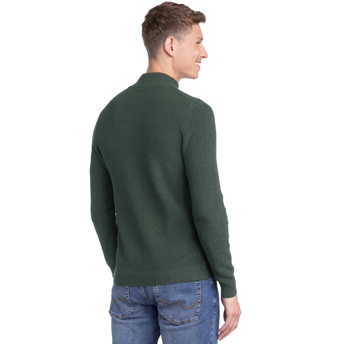 Herren Strickjacke mit Reißverschluss