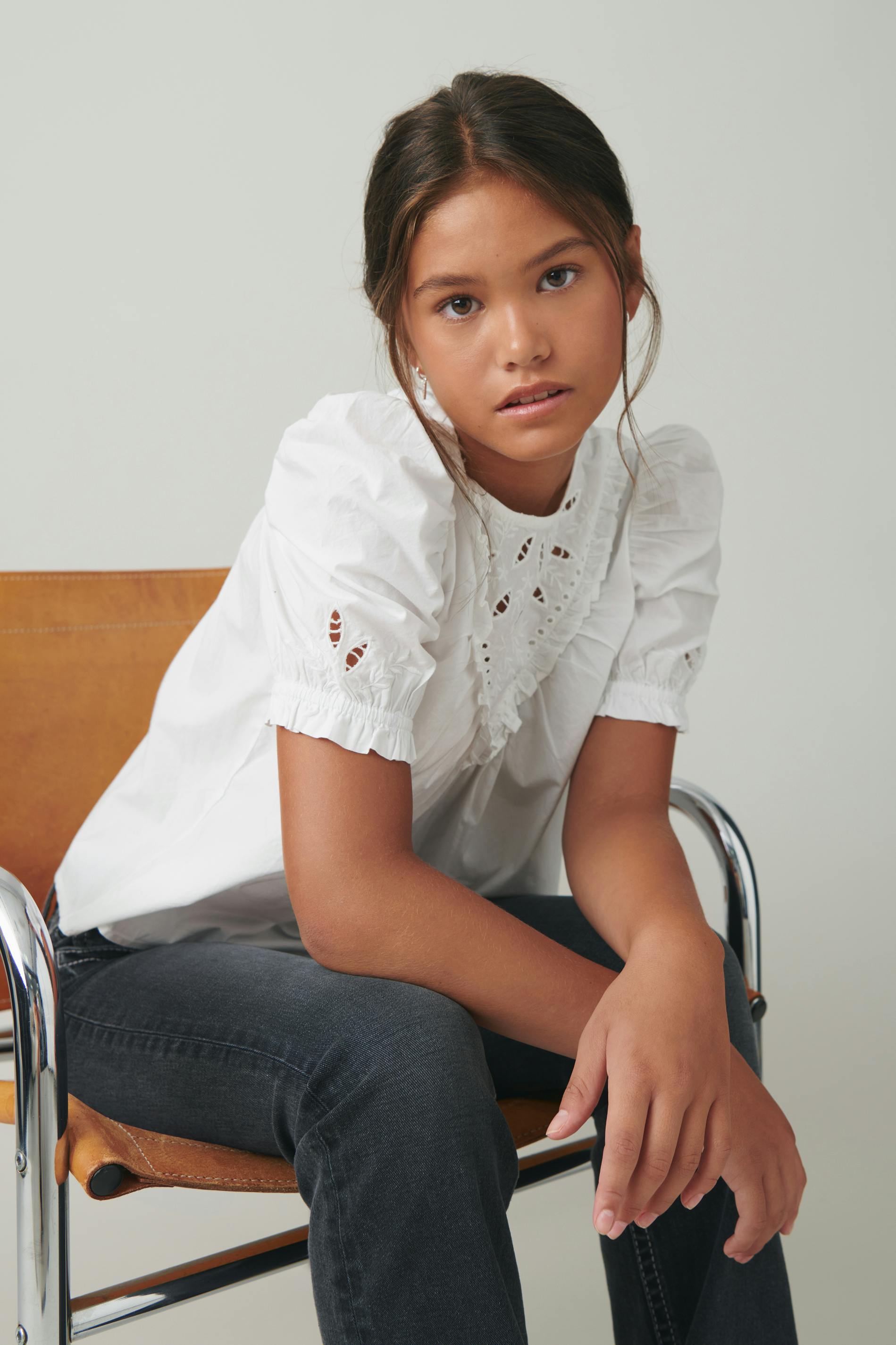 Puff sleeve blouse