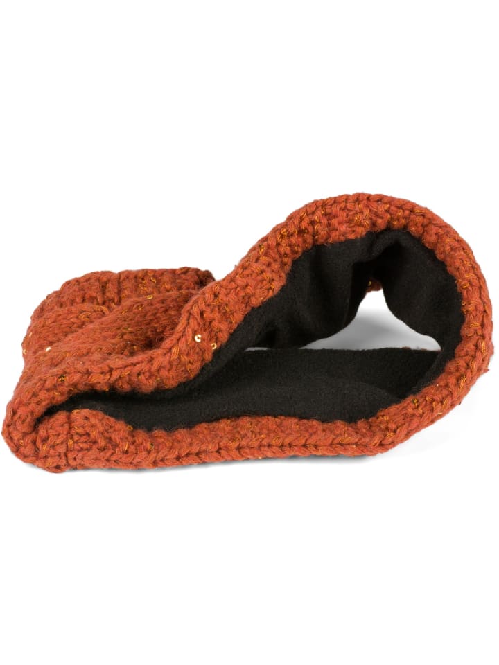 styleBREAKER Strick Stirnband in Cognac günstig kaufen onesize