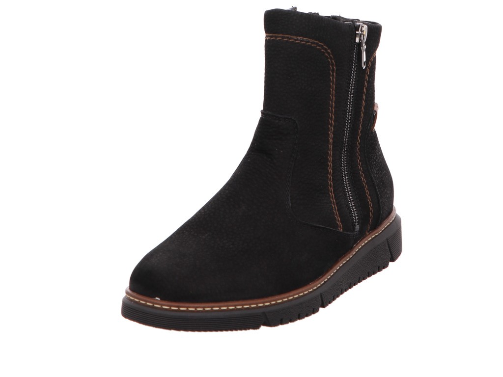 WALDLÄUFER Schnür-Stiefeletten schwarz K-Gesa