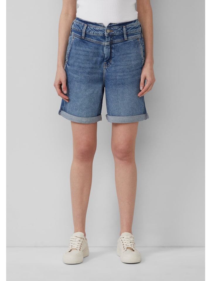 s.Oliver Jeans-Hose kurz in Blau günstig kaufen