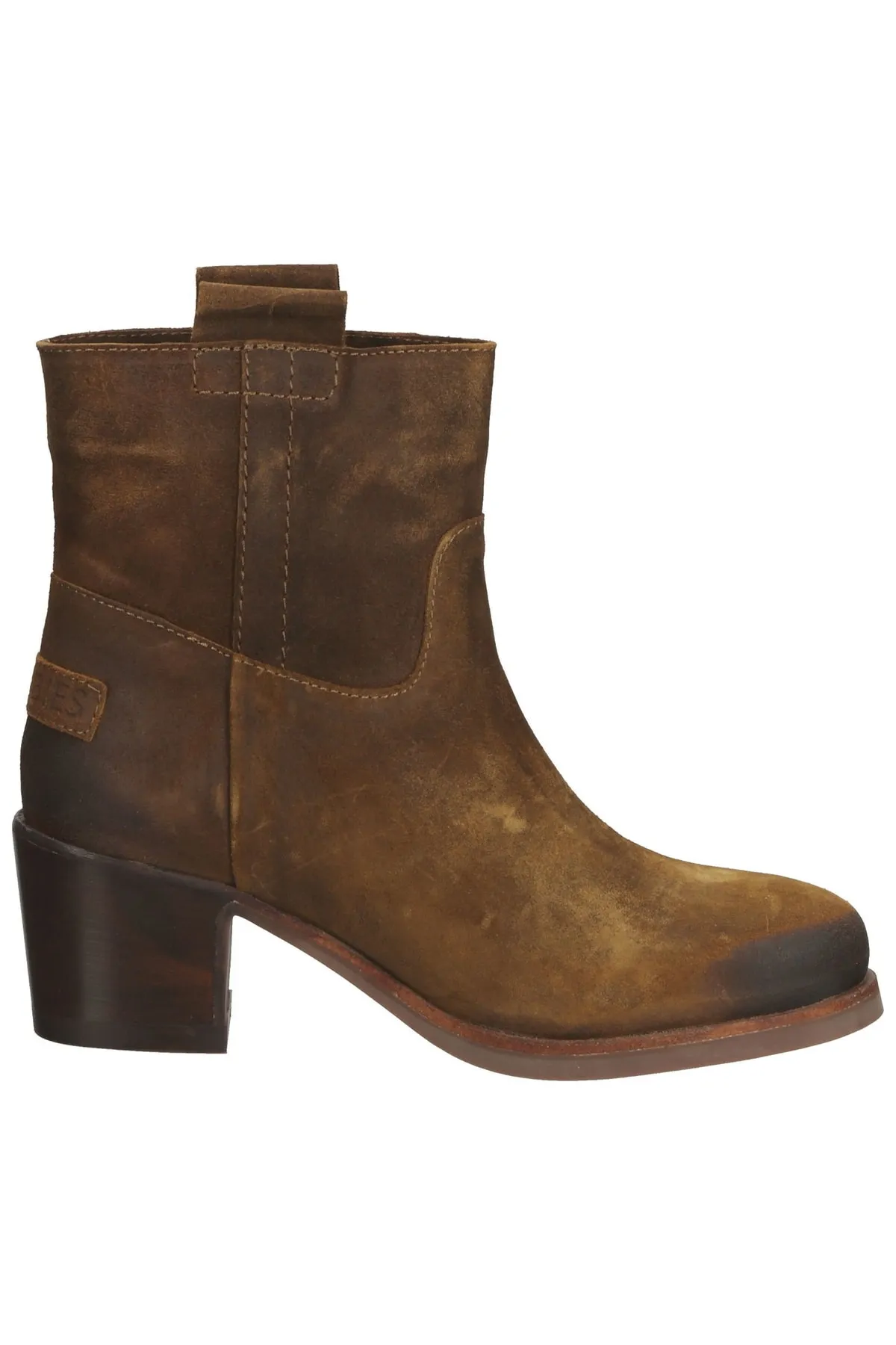 Shabbies Amsterdam  Stiefelette - Braun - Blockabsatz