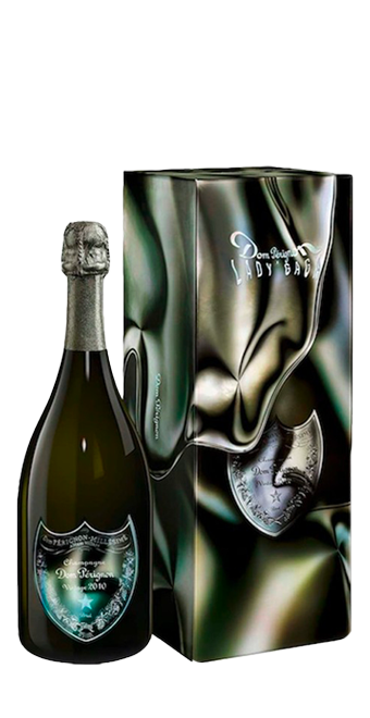 Champagne Dom Pérignon Edition Limitée Lady Gaga avec étui Champagne  2010  75 cl - Blanc