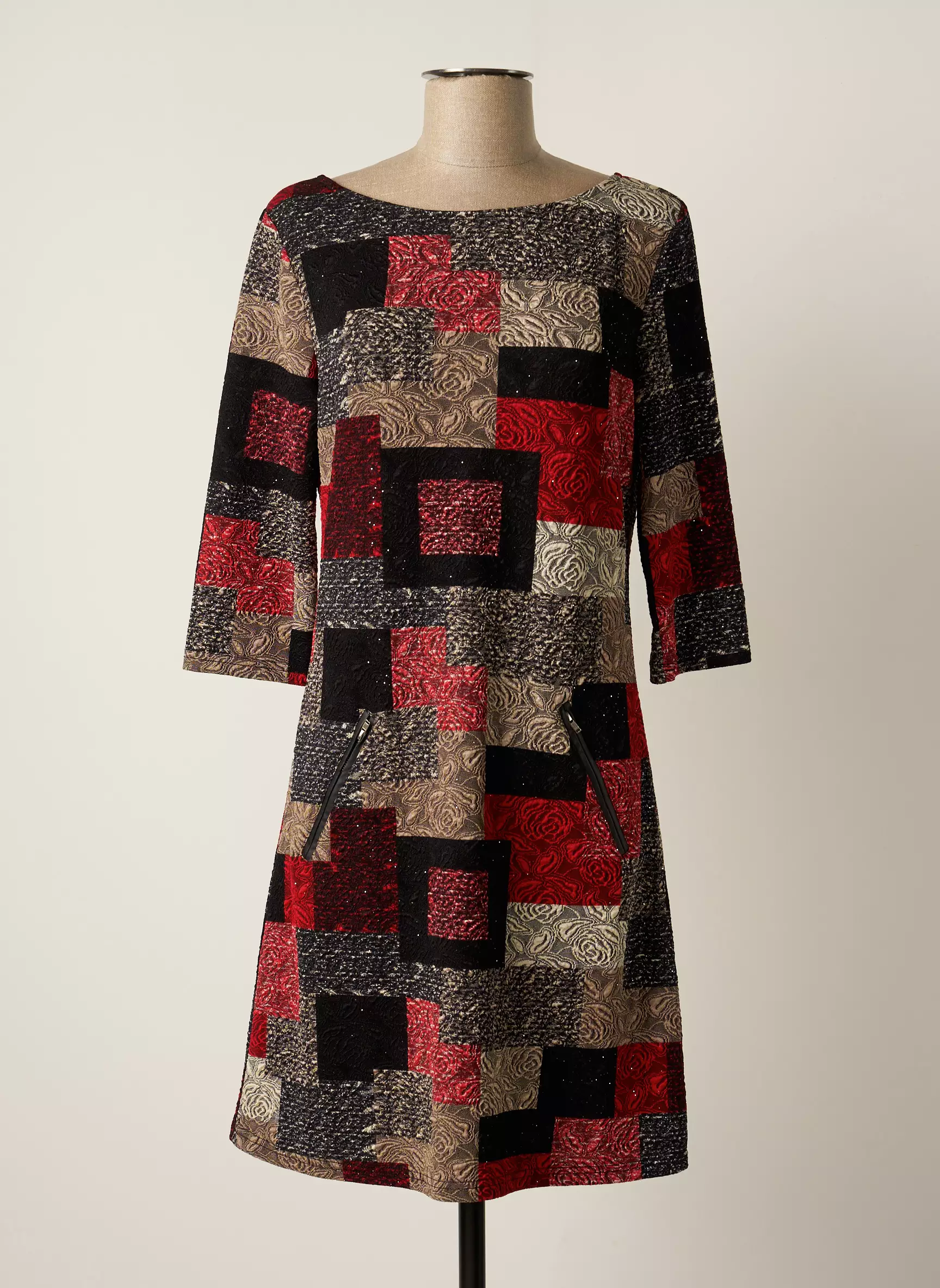 Vegas Robes Mi Longues Femme couleur noir