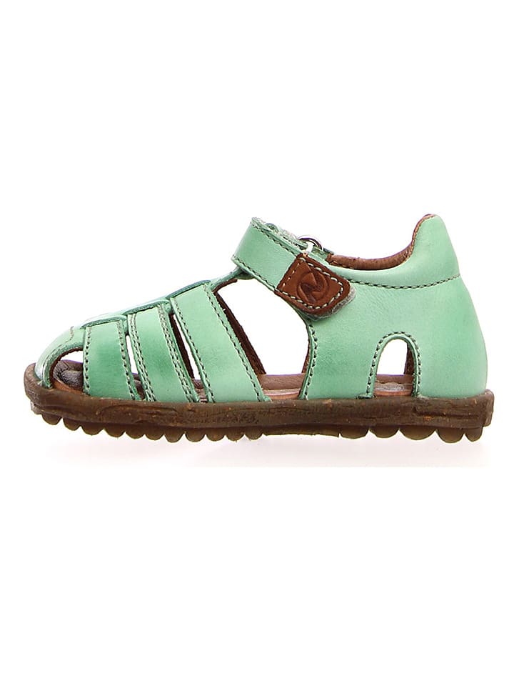 Naturino Leder-Halbsandalen in Grün günstig kaufen