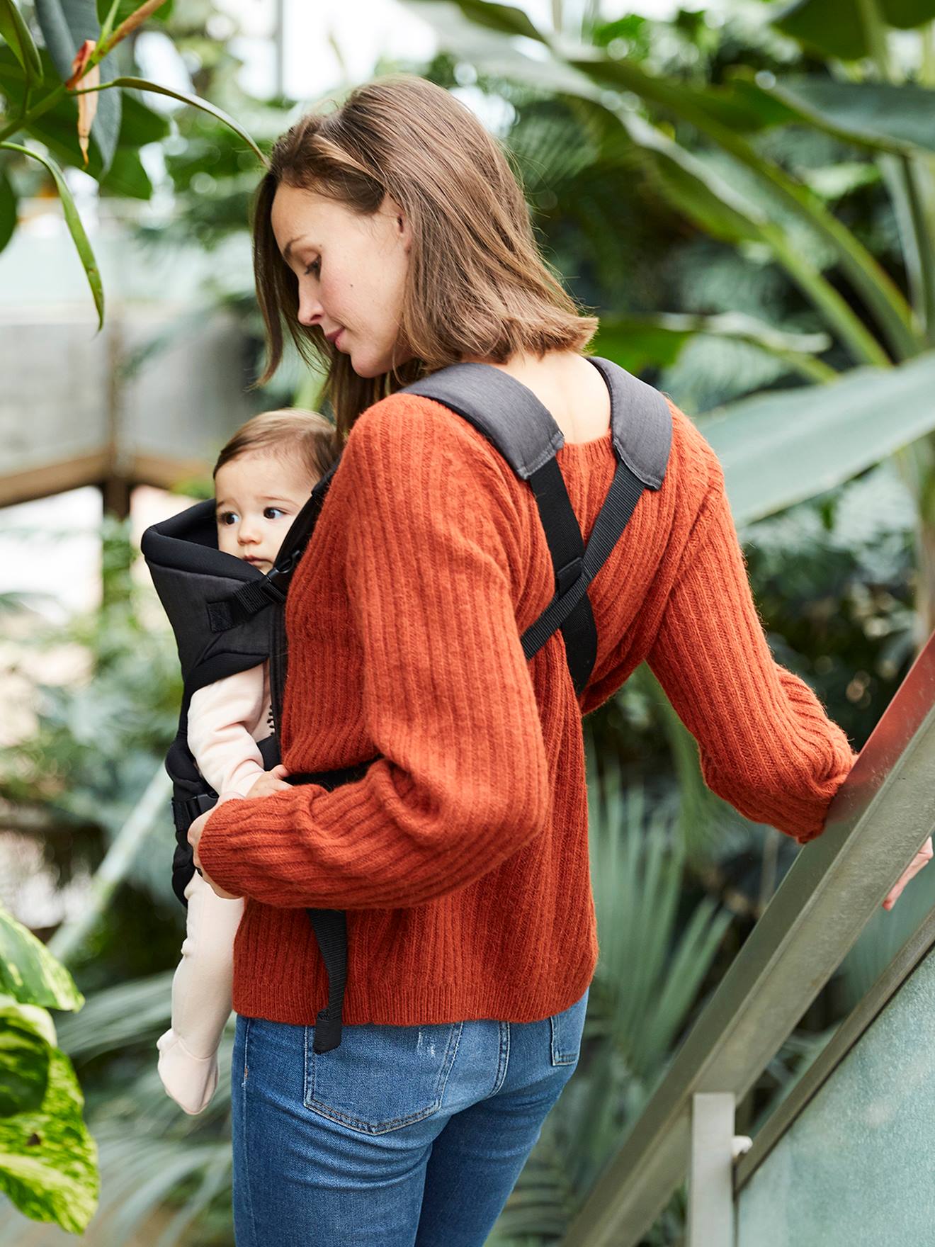 Porte-bébé ventral vertbaudet noir