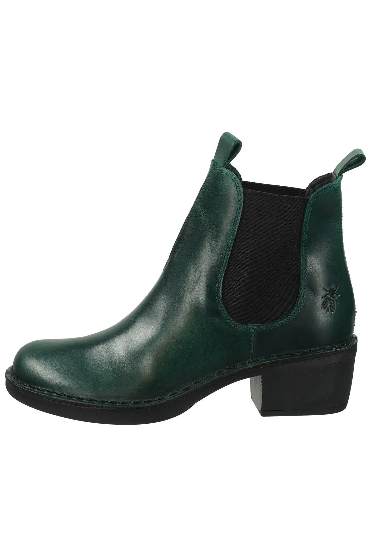 Fly London  Stiefelette - Grün - Blockabsatz