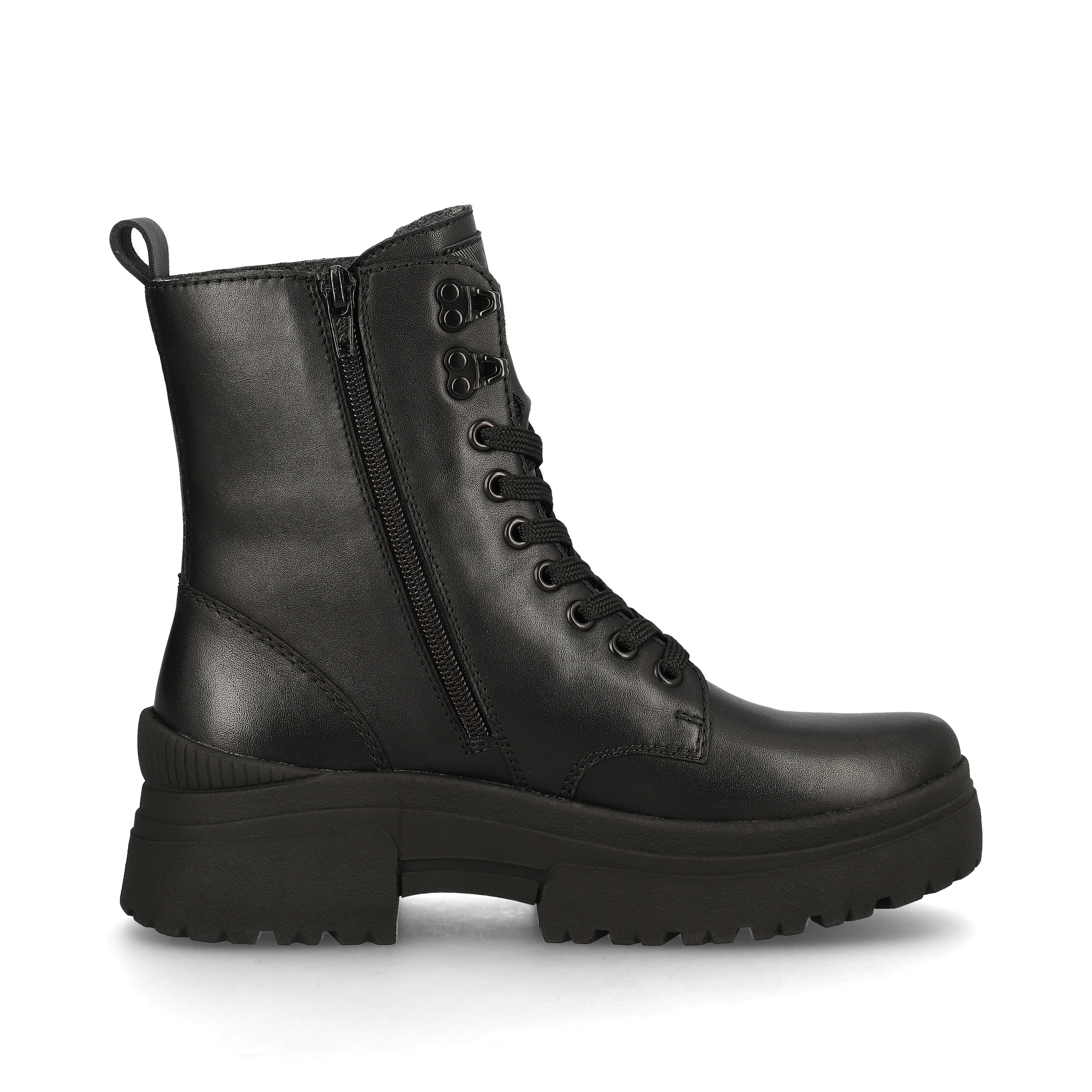 Rieker Damen Schnürstiefel deep black