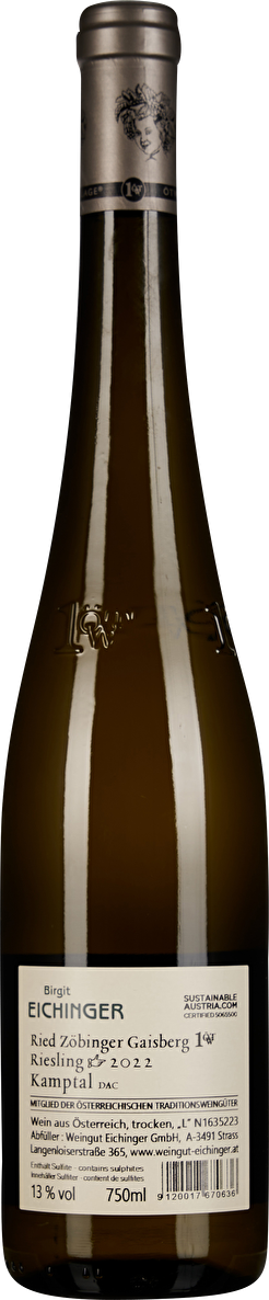 Eichinger Riesling Ried Gaisberg 1ÖTW Erste Lage 2022