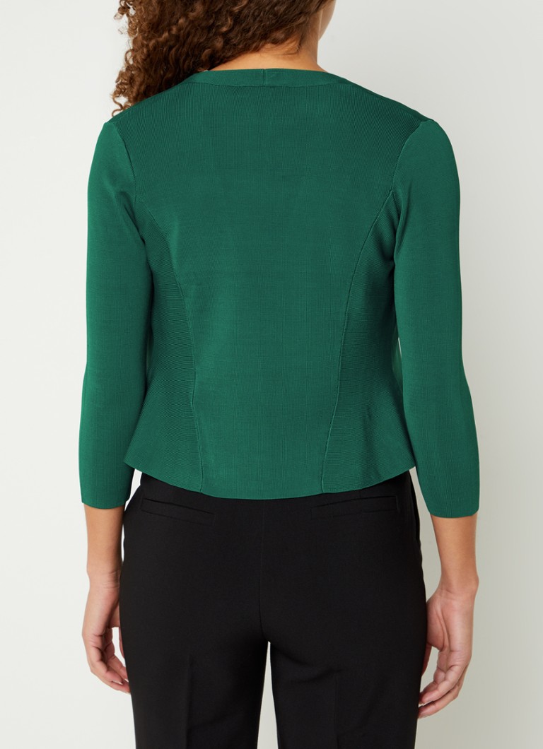Cardigan Phase Eight Salma cu tricotaj fin texturat și deschis