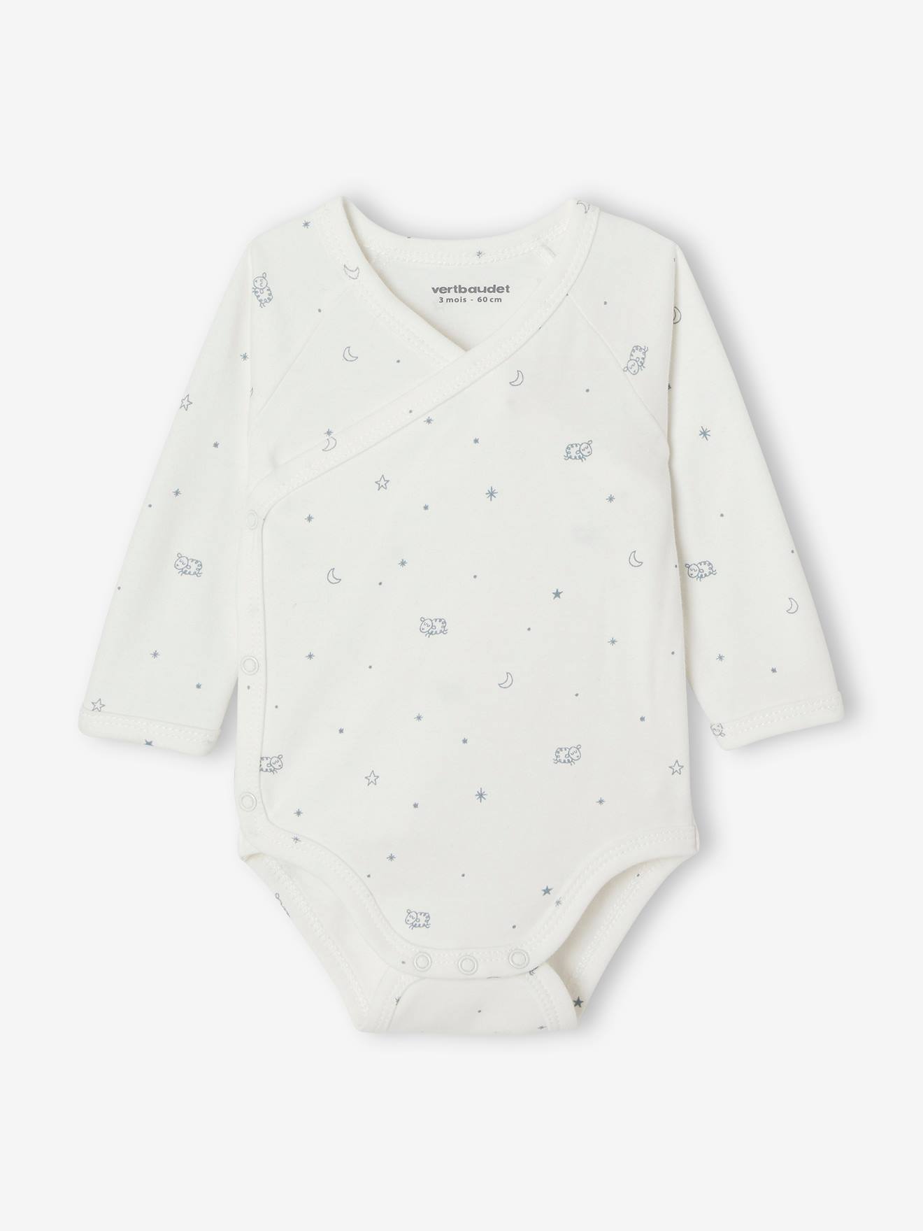 Vertbaudet 4-teiliges Baby Geschenk-Set, personalisierbar Oeko-Tex - himmelblau