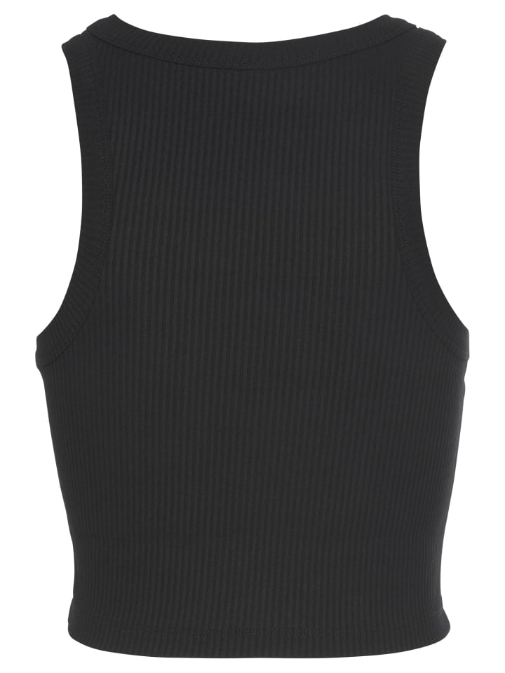 LASCANA Crop-Top in weiß   schwarz günstig kaufen