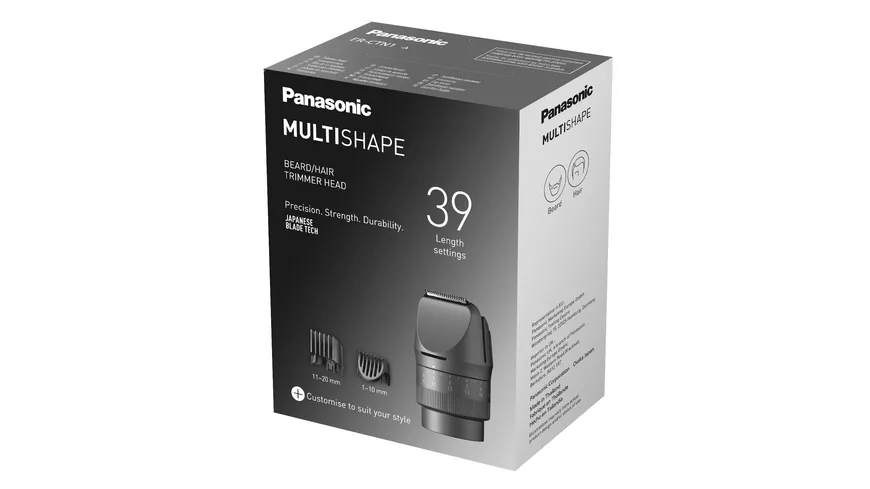 Panasonic ER-CTN1-A301 Multishape Trimmer-Aufsatz für Bart und Haare
