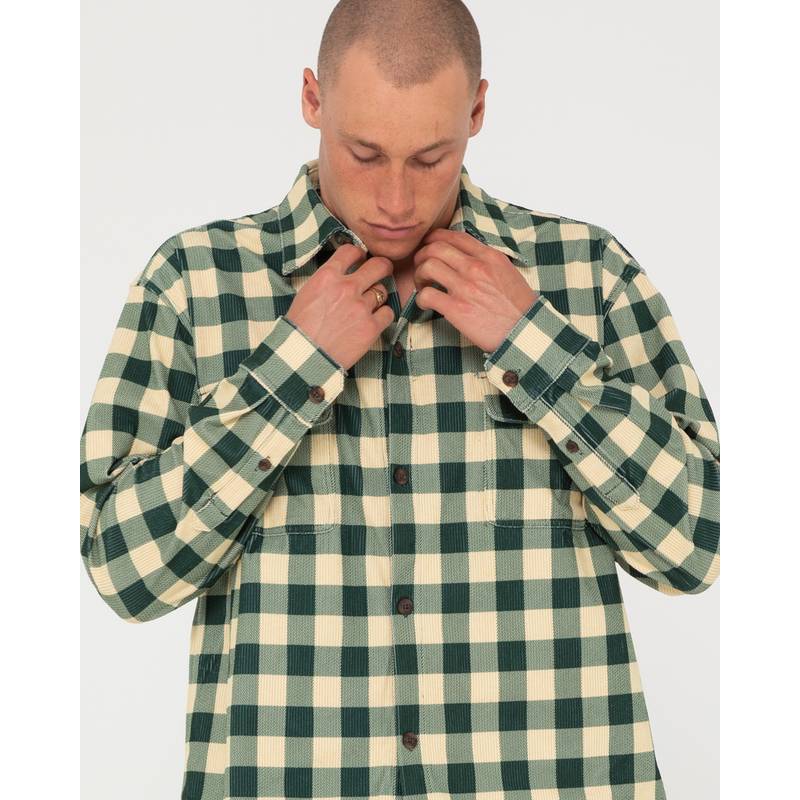 RUSTY BOROUGH LONG SLEEVE SHIRT Langarmhemd Herren