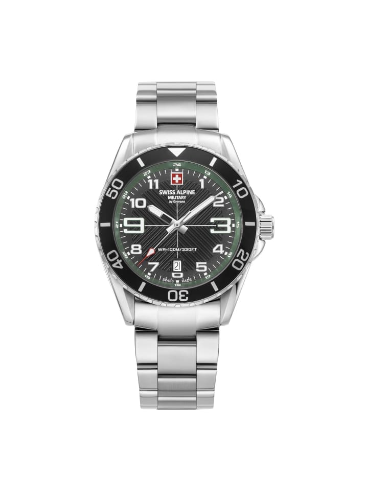 Swiss Military Quarzuhr 7029.1134SAM in Silber günstig kaufen onesize