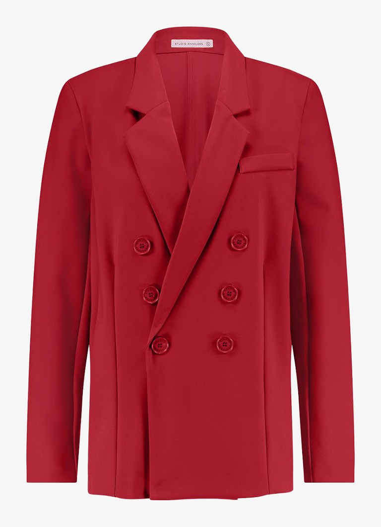 Studio Anneloes Violet double-breasted blazer with breast pocket