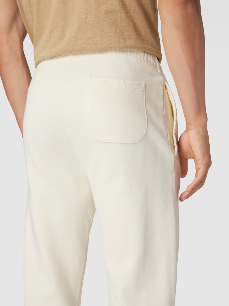 Sweatpants mit elastischem Bund Modell 'ATHLETIC' in sand