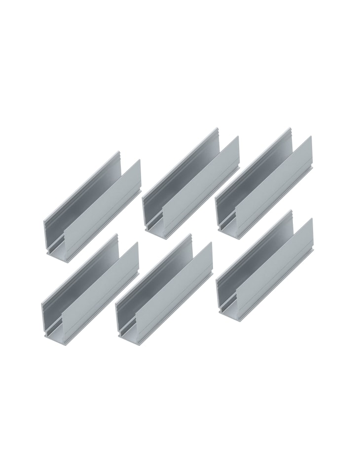 paulmann Plug & Shine LED Strip Profil Warmweiß 6er-Pack 6er Pack Clip günstig kaufen onesize