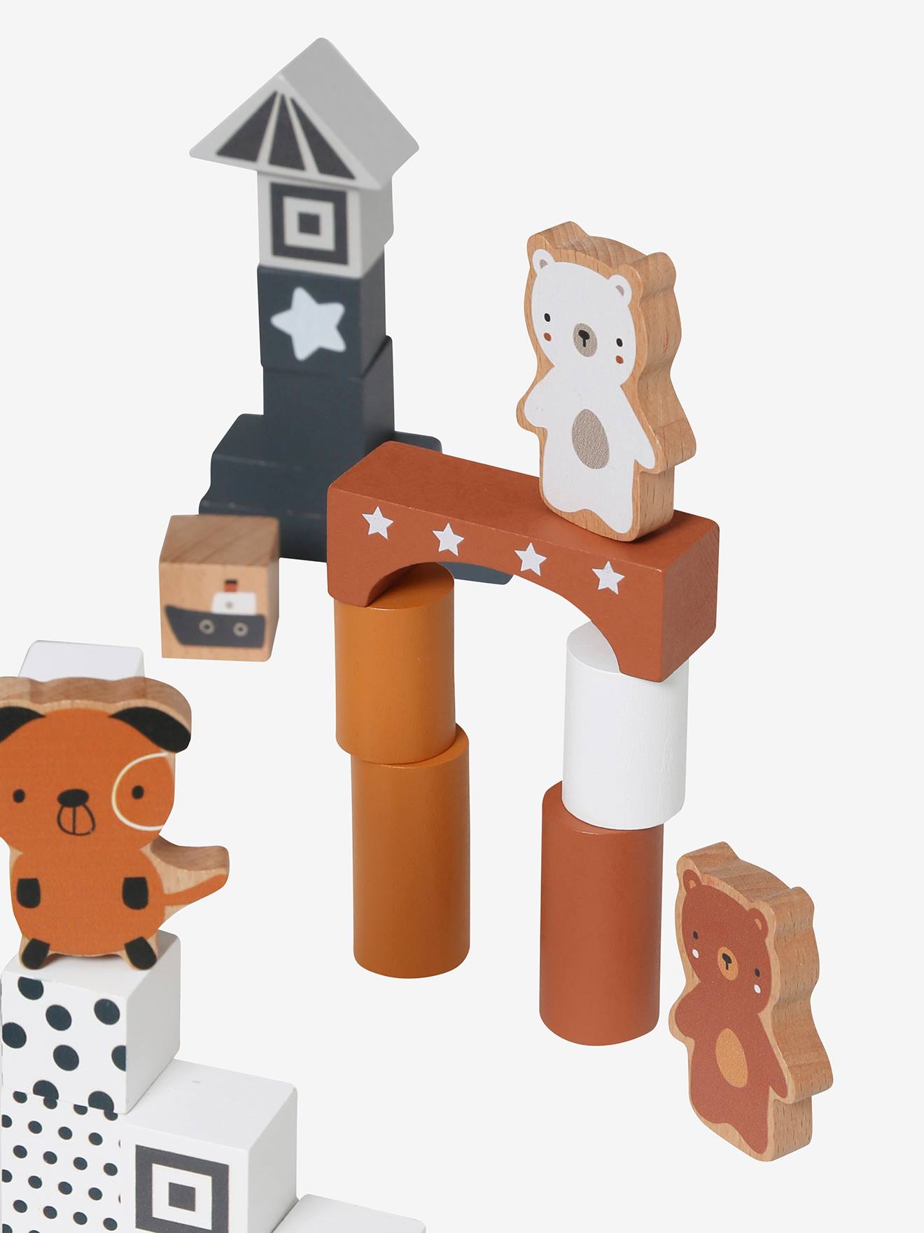 Coffret multi constructions RATON MIGNON en bois FSC® gris