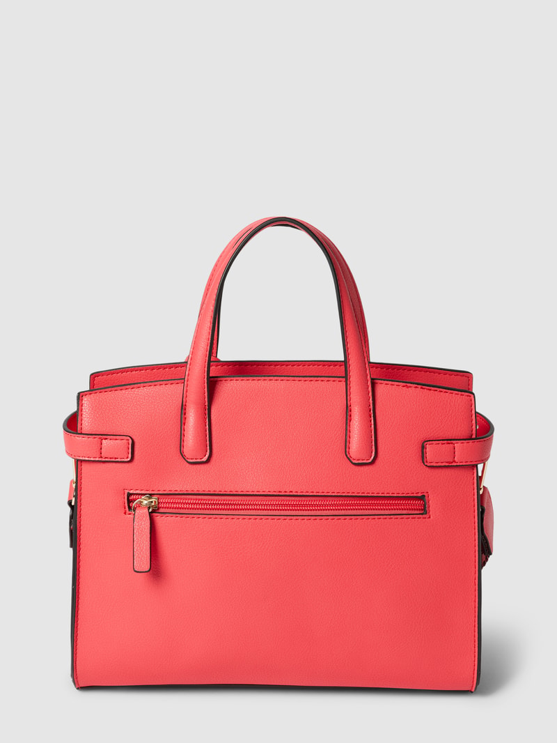 Handtasche mit Label-Detail Modell 'INSANTE' in koralle