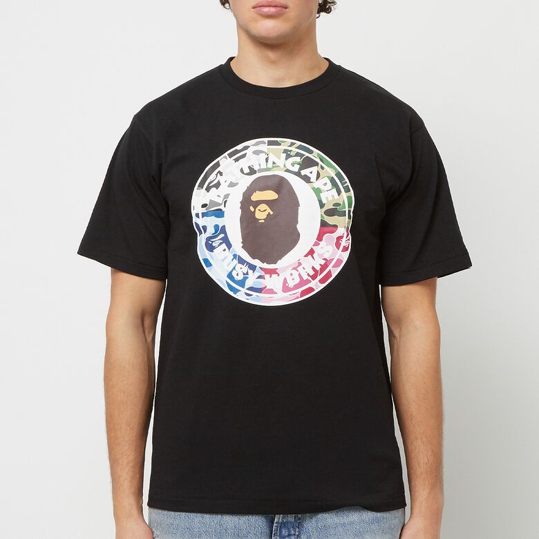 A Bathing Ape Abc Camo Crazy Busy Works Tee Black
