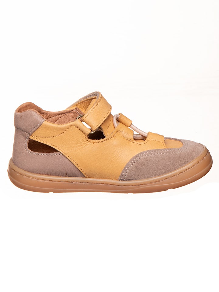 kmins Leder-Barfußschuhe in Hellbraun/ Beige günstig kaufen