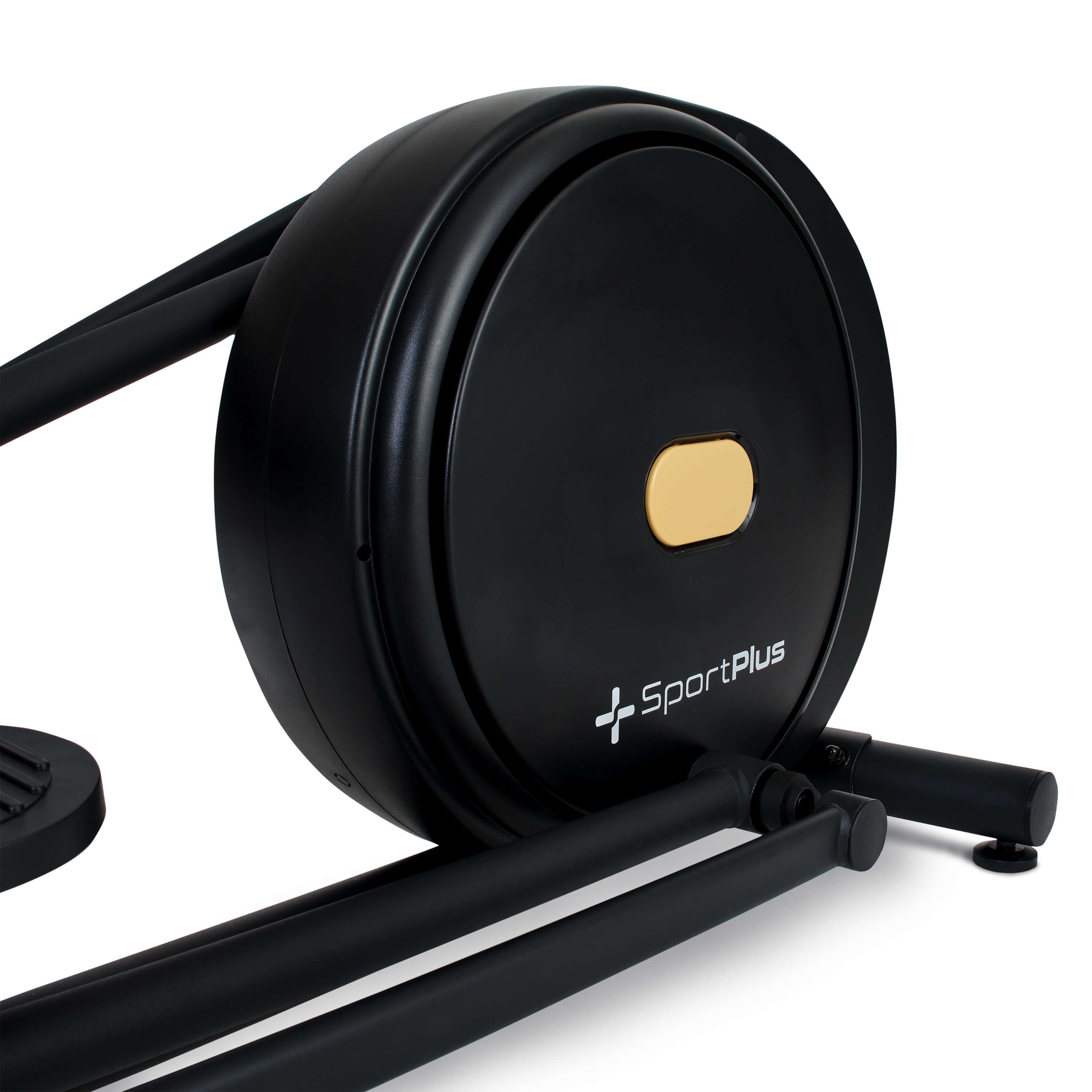 SportPlus Crosstrainer SP-ET-9910-B-iE, Design Crosstrainer, Magnetbremse, integrierte Herzfrequenz-Messung