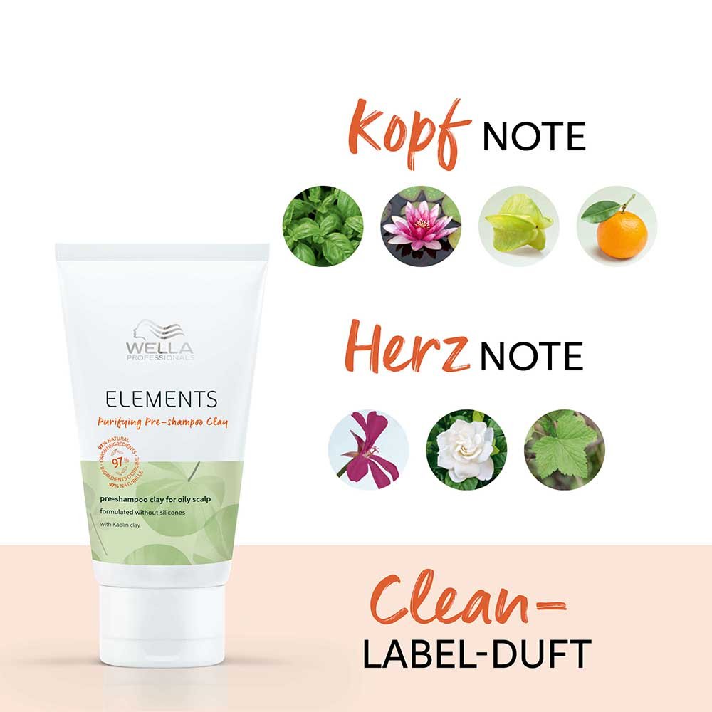 Wella Professionals ELEMENTS Purifying Pre-shampoo Clay