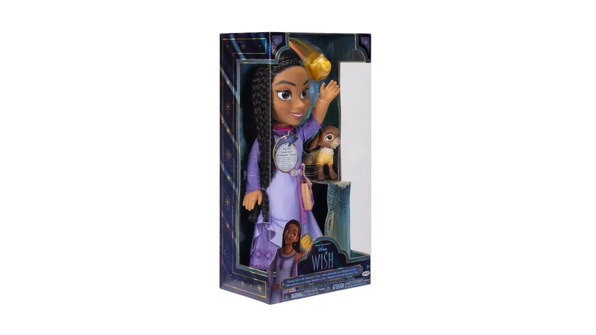 Jakks Pacific -  Wish - Asha Funktionspuppe 38cm mit Valentino und Stern