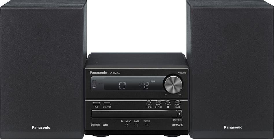 Panasonic SC-PM250 Kompaktanlage (Bluetooth, Displaybeleuchtung, Sleep-Timer)