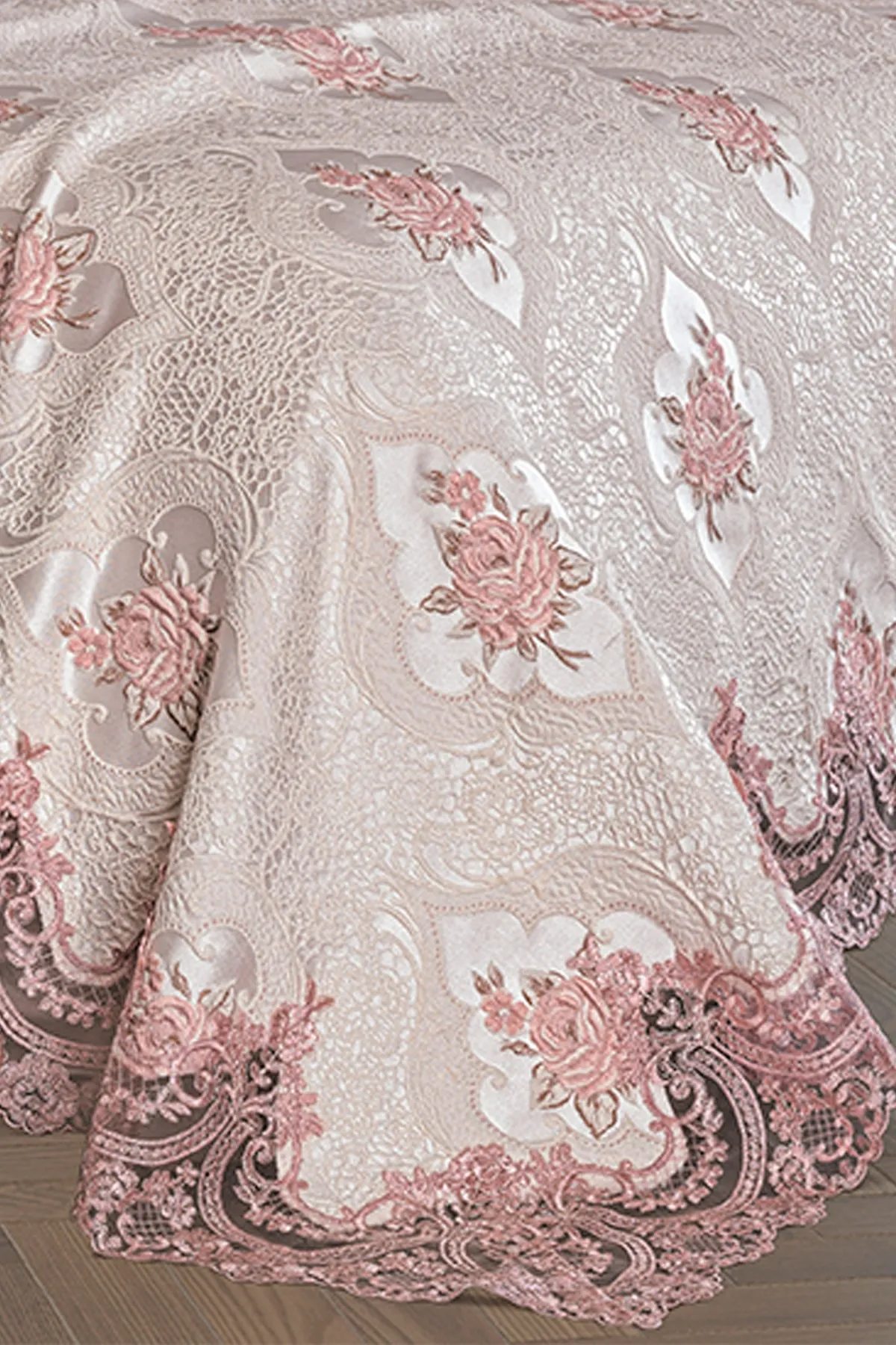 Çeyiz Diyarı  Powder French Laced September Piqué-Set
